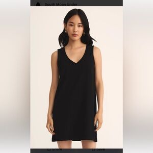 A New Day Black V-Neck Sleeveless Shift Dress XL NWT Ebony